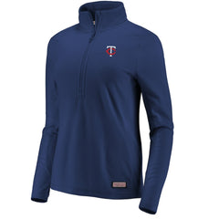 Minnesota Twins Vineyard Vines Women's Performance Grid Half-Zip Pullover Top - MLB