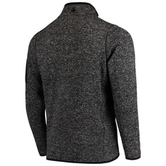 Kansas City Chiefs Antigua Fortune Quarter-Zip Pullover Jacket Heather Black | NFL