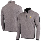 Minnesota Vikings Antigua Fortune Quarter-Zip Pullover Jacket Charcoal | NFL