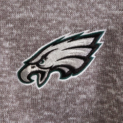 Philadelphia Eagles Antigua Fortune Quarter-Zip Pullover Jacket Charcoal | NFL