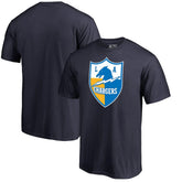 Los Angeles Chargers Vintage Shield Logo T-Shirt Navy | NFL