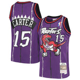 Vince Carter Toronto Raptors Youth 1998/99 Hardwood Classics Swingman Throwback Jersey Purple - NBA