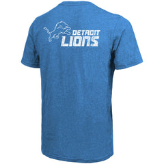 Detroit Lions Majestic Threads Tri-Blend Pocket T-Shirt Blue | NFL
