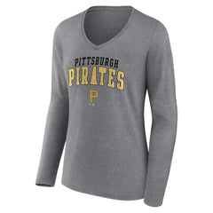 Pittsburgh Pirates Fanatics Women's Short & Long Sleeve T-Shirt Combo Pack - MLB