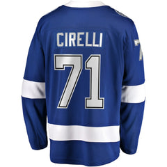 Anthony Cirelli Tampa Bay Lightning Fanatics Home Breakaway Player Jersey - Blue - NHL