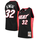 Shaquille O'Neal Miami Heat Hardwood Classics Swingman Jersey Black - NBA