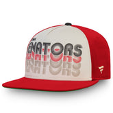 Ottawa Senators Fanatics True Classic Snapback Hat - Cream/Red - NHL