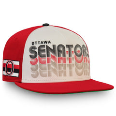 Ottawa Senators Fanatics True Classic Snapback Hat - Cream/Red - NHL