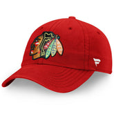 Chicago Blackhawks Fanatics Core Vintage Fundamental Adjustable Hat - Red - NHL
