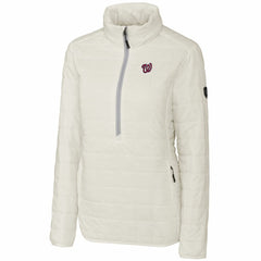 Washington Nationals Cutter & Buck Women's Rainier Half-Zip Popover Jacket - MLB