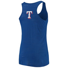 Texas Rangers Soft as a Grape Women's Plus Size Swing for the Fences Racerback Tank Top - MLB