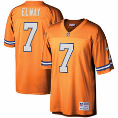 John Elway Denver Broncos Youth 1990 Legacy Retired Player Jersey Orange | Mitchell & Ness