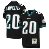 Brian Dawkins Philadelphia Eagles Youth 2004 Legacy Retired Player Jersey Black | Mitchell & Ness