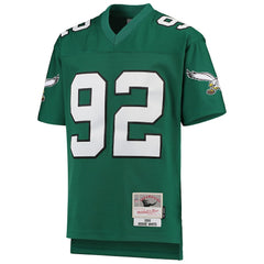 Reggie White Philadelphia Eagles Youth 1990 Legacy Retired Player Jersey Green | Mitchell & Ness