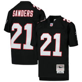 Deion Sanders Atlanta Falcons Youth 1992 Legacy Retired Player Jersey Black | Mitchell & Ness