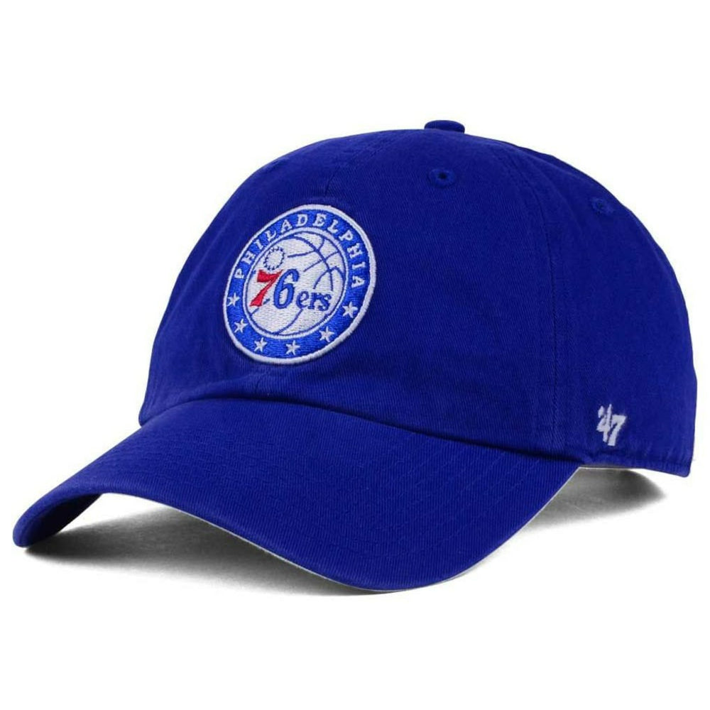 Philadelphia 76ers '47 Core Logo Clean Up Adjustable Hat Royal - NBA