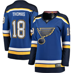 Robert Thomas St. Louis Blues Fanatics Women's Home Breakaway Player Jersey - Blue - NHL