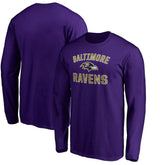 Baltimore Ravens Victory Arch Long Sleeve T-Shirt Purple | NFL
