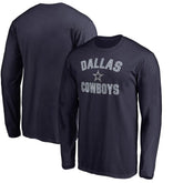 Dallas Cowboys Victory Arch Long Sleeve T-Shirt Navy | NFL