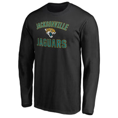 Jacksonville Jaguars Victory Arch Long Sleeve T-Shirt Black | NFL