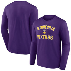 Minnesota Vikings Victory Arch Long Sleeve T-Shirt Purple | NFL