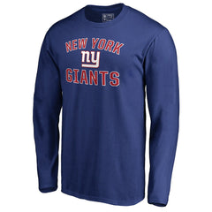 New York Giants Victory Arch Long Sleeve T-Shirt Royal | NFL