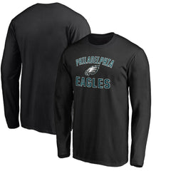 Philadelphia Eagles Victory Arch Long Sleeve T-Shirt Black | NFL