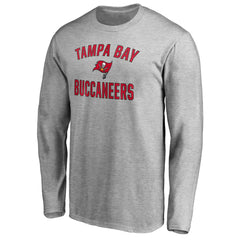 Tampa Bay Buccaneers Victory Arch Long Sleeve T-Shirt Heathered Gray | NFL