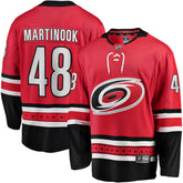 Jordan Martinook Carolina Hurricanes Fanatics Alternate Breakaway Player Jersey - Red - NHL
