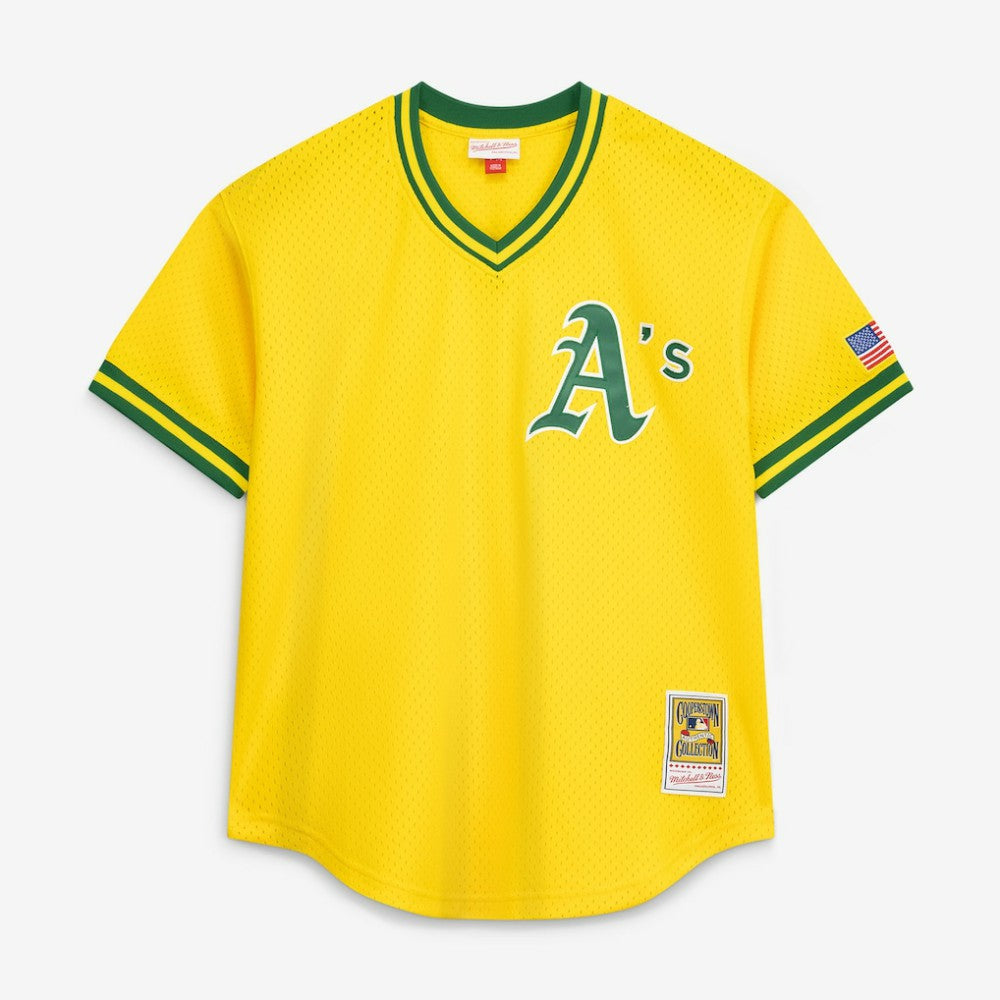 Mark McGwire Athletics Mitchell & Ness Authentic Batting Practice Jersey - MLB