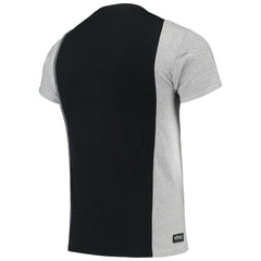 New Orleans Saints Refried Apparel Sustainable Upcycled Split T-Shirt Black/Gray | NFL