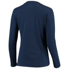 Tennessee Titans G-III 4Her by Carl Banks Women's Post Season Long Sleeve V-Neck T-Shirt Navy | NFL
