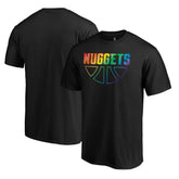 Denver Nuggets Team Pride Wordmark T-Shirt Black - NBA