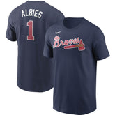 Ozzie Albies Atlanta Braves Nike Fuse Name & Number T-Shirt - MLB