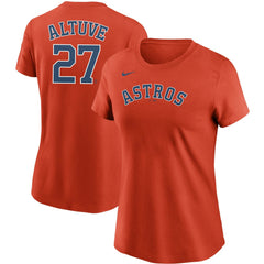 Jose Altuve Houston Astros Nike Women's Name & Number T-Shirt - MLB