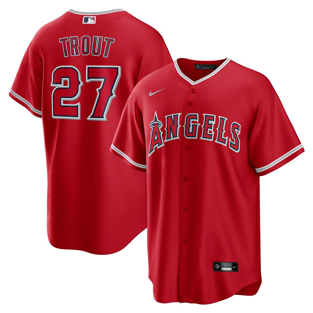 Mike Trout Los Angeles Angels Nike Alternate Replica Player Name Jersey - MLB