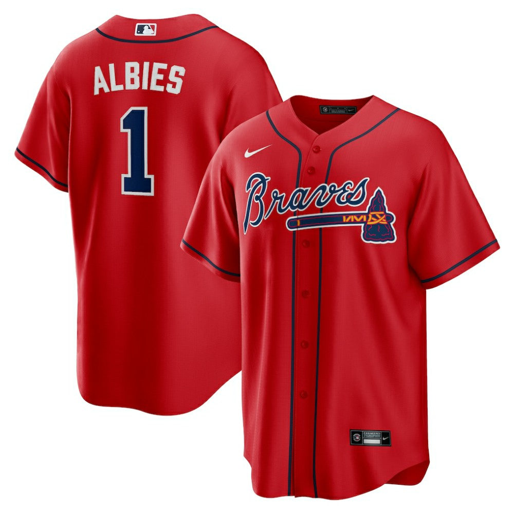 Ozzie Albies Atlanta Braves Nike Alternate 2 Replica Jersey - MLB