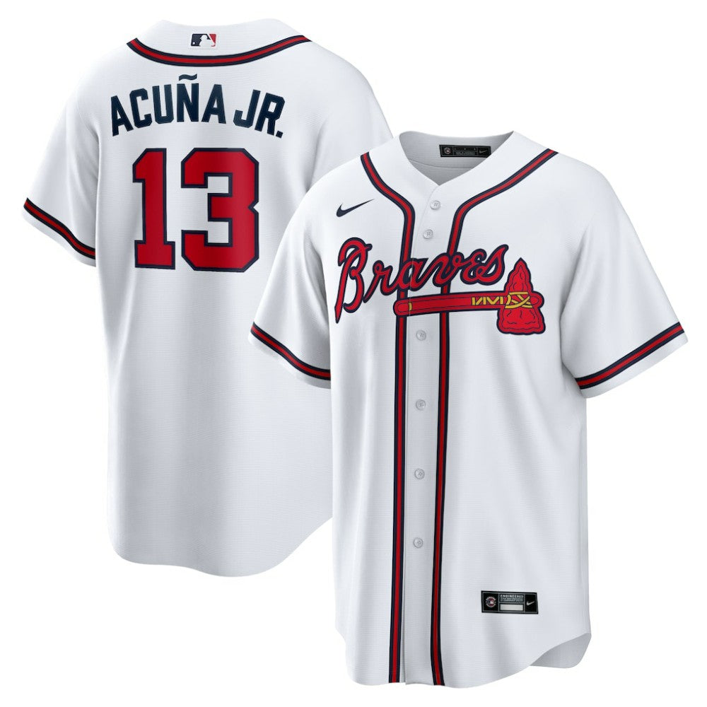 Ronald Acuna Jr. Atlanta Braves Nike Home Replica Player Name Jersey - MLB