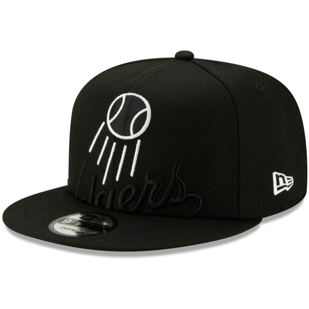 Los Angeles Dodgers New Era Monochrome Logo Elements 9FIFTY Adjustable Snapback Hat - MLB