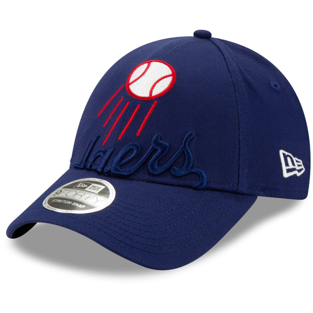 Los Angeles Dodgers New Era Logo Elements Stretch Snapback 9FORTY Adjustable Hat - MLB