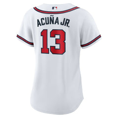 Ronald Acuna Jr. Atlanta Braves Nike Women's Home Replica Player Jersey - MLB
