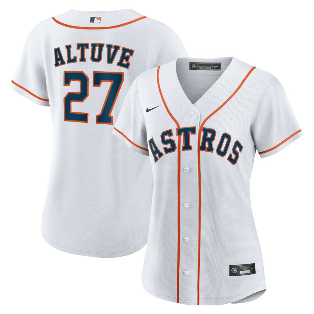 Jose Altuve Houston Astros Nike Women's Home Replica Player Jersey - MLB