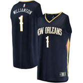 Zion Williamson New Orleans Pelicans Replica Fast Break Jersey Navy Icon Edition - NBA