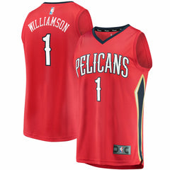 Zion Williamson New Orleans Pelicans Replica Fast Break Jersey Red Statement Edition - NBA