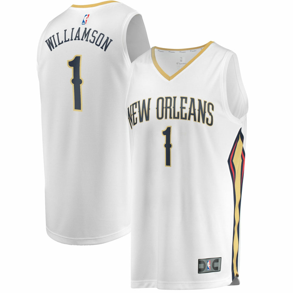 Zion Williamson New Orleans Pelicans Replica Fast Break Jersey White Association Edition - NBA