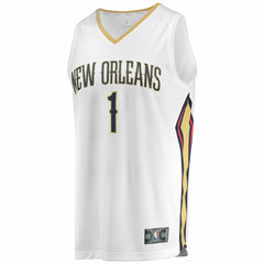 Zion Williamson New Orleans Pelicans Replica Fast Break Jersey White Association Edition - NBA