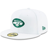 New York Jets New Era Omaha 59FIFTY Fitted Hat White | NFL