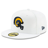 Los Angeles Rams New Era Historic Omaha 59FIFTY Fitted Hat White | NFL