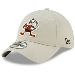 Cleveland Browns New Era Historic Playmaker 9TWENTY Adjustable Hat Khaki | NFL