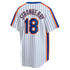 Darryl Strawberry New York Mets Nike Home Cooperstown Collection Player Jersey - MLB